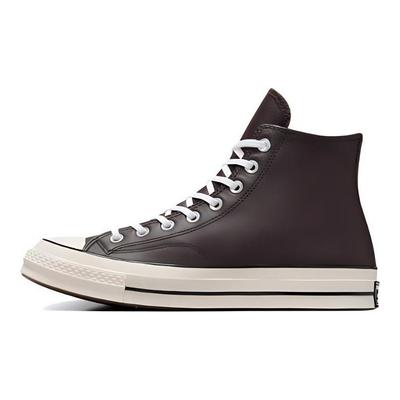Chuck 70 High Heritage Color Leather - Coffee Nut Unisex Sneakers Brown Blue White A10154C