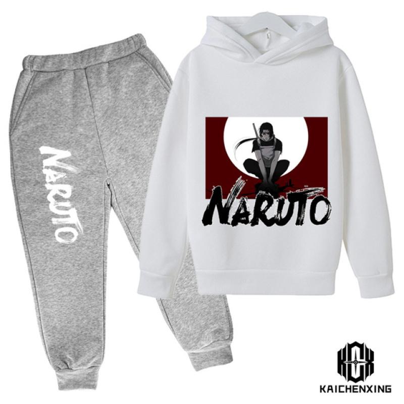 Cool Naruto Sports Suit Anime Hoodie Essential Children's Wear Men's Suit New Men's Suit Men's Fashion Suit Couple Hoodie
