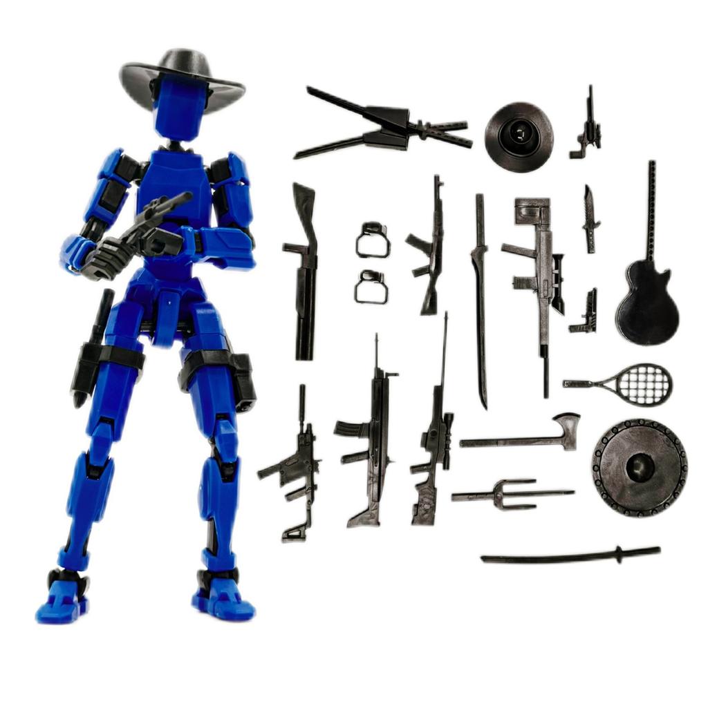 Creative Decompression Action Doll Set Assembly Model Ornament