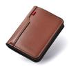 Ultra-thin Mini Men's Wallet Soft Leather Credit Card Purse Money Clip Card Holder Short Vertical High Quality Wallets