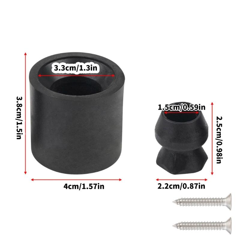 Set Of 4 Utility Trailer Door Holders Fade Resistant Window Bumpers Horse Trailer Accessories Door Holder for Boats