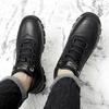 Fashion Men Ankle Boots Outdoor Shoes Style Formal Men Shoes Casual Designer Fashion Lace-up 2024 Plush Warm Snow Boots Winter Shoes