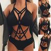 Sexy ženy Spodní prádlo Duté noční prádlo Spací prádlo Babydoll Bandage Spodní prádlo