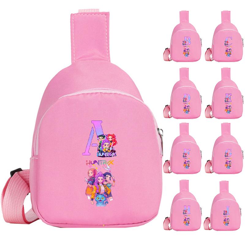 Children's Chest Bag K-Pop Demon Hunters Printed Messenger Bags Baby Shoulder Bag Kids Gifts Mini Kid Gift Cute Purses and Handbag