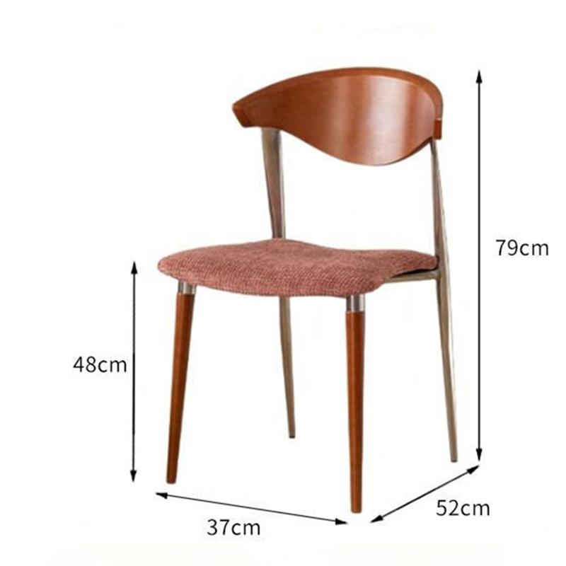 Nordic Wood Dining Chairs Portable Vintage Dining Chairs Living Room Chair Modern Luxury 1-person Chair Replica Design Furniture