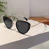 Vintage Cat Eye Decor Sunglasses Women New Stylish Gradient Shades Trendy Luxury Brand Retro Design Fashion Sun Glasses