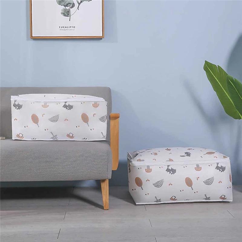 Storage Bag Folding Clothes Blanket Quilt Closet Sweater Box Fashion Pouch
