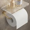 Stylish Toilet Holder With Shelf Modern Functional Accessories Wide Compatibility Easy To Clean