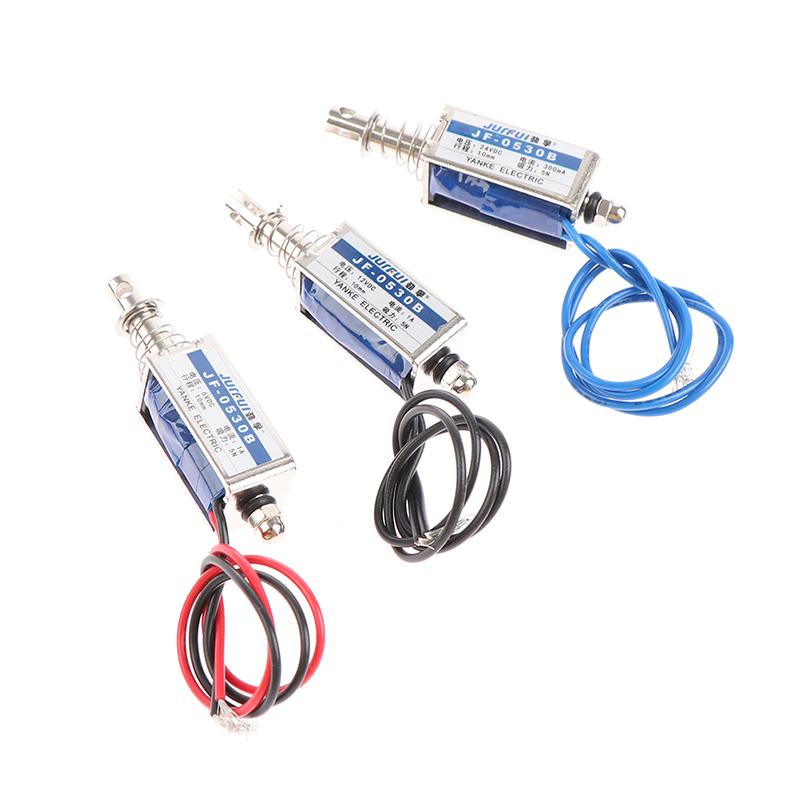 Electroimán de marco abierto con solenoide magnético de empuje y tracción de 6 V, 12 V y 24 V CC 0530B