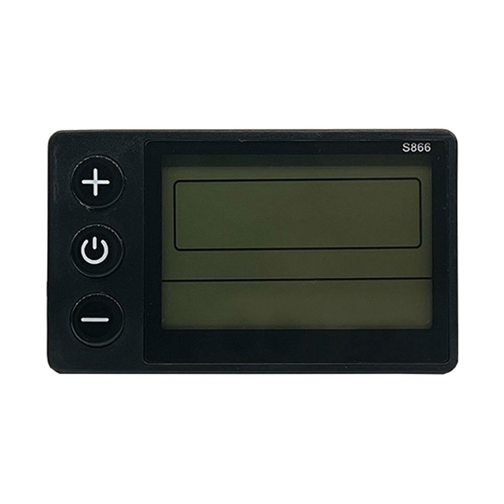 S866 ЖК-дисплей для электрического велосипеда, ЖК-дисплей 36 В, 48 В, 22,2 мм, разъем IP65 SM, детали контроллера для электрического велосипеда