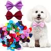 10pcs The latest 2026 pet collar set includes 10 decorative colorful bow collars - adjustable and machine washable.