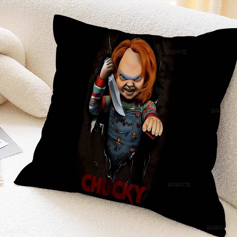C-Chucky C-Child's P-Play Cushion Cover Pillow Cover Decor Pillowcase Printed Cushion Case for Couch