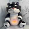 Anime Figure Lucifer Cat James Sullivan Plush Toy Breathing Soothing Sleeping Companion Music and Light Doll Sensory Toys