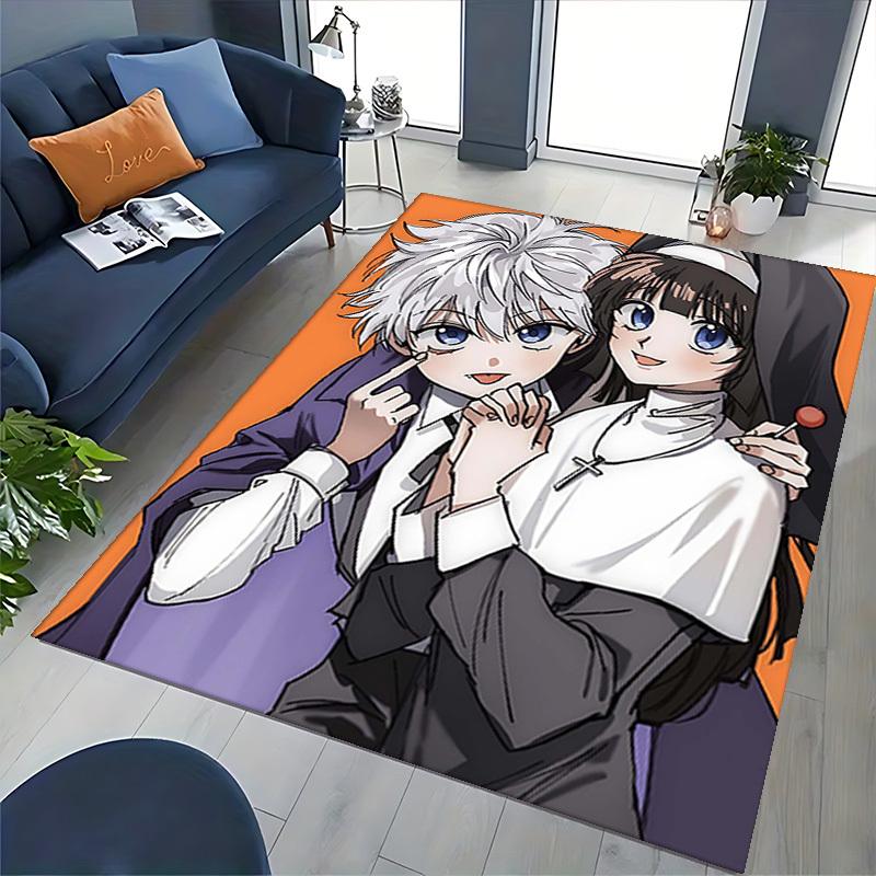 1pc Anime Nuns Office Chair Mat - Cute Nun Design, Non-Slip Carpet for Home Decor, Gift Idea, Seasonal Decoration, Suitable for Office, Living Room, B