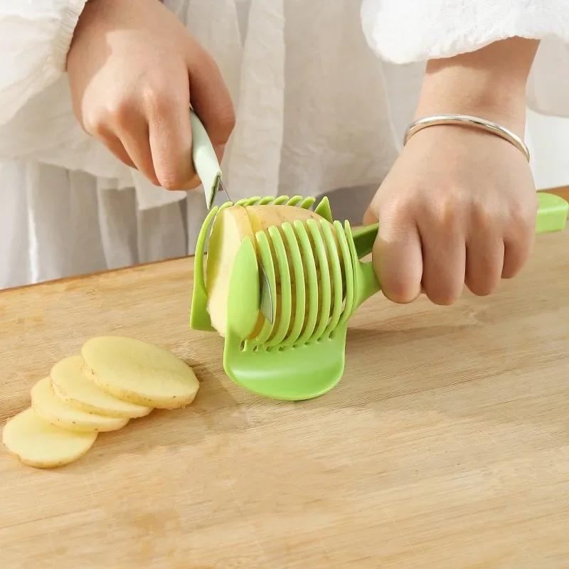 Lemon Tomato Slicer Creative Vegetable Knife Vegetable Potato Cutter Multifunctional Shredders Kitchen Fruit Vegetable Tools