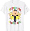 Lachende vrienden meneer. Baas Raad Eens Ik Ben Ooogli Goo Grappig Cartoon T-shirt