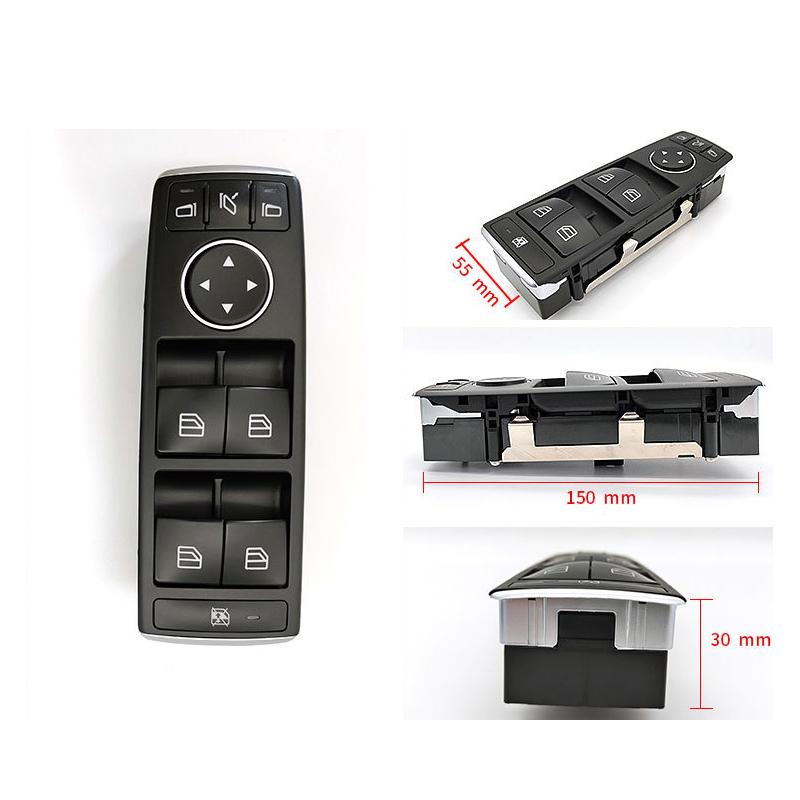 For Mercedes Benz ML Class GLE Class W166 W156 Left Front Door Electric Window Glass Lifting Control Switch 1669054400 2012-