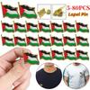 5-80Pcs Palestine Metal Flag Lapel Pin Badges For Clothes Backpack Brooch Delicate Souvenir Badge Pin Palestinian Brooch Gifts