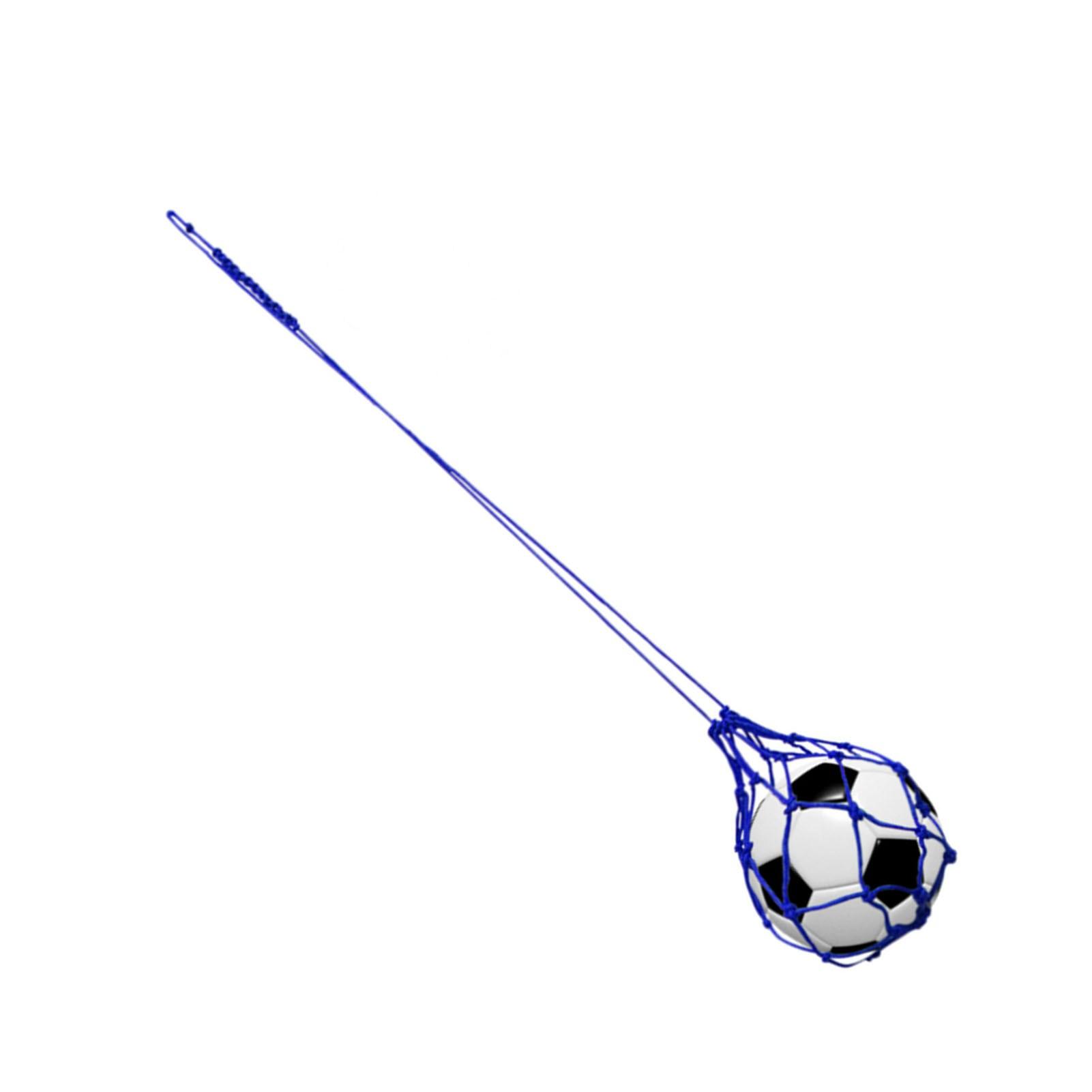 

Тренажер для футбольного мяча, эластичная армированная нейлоновая складная футбольная тренировочная сетка для жонглирования для ударов ногами