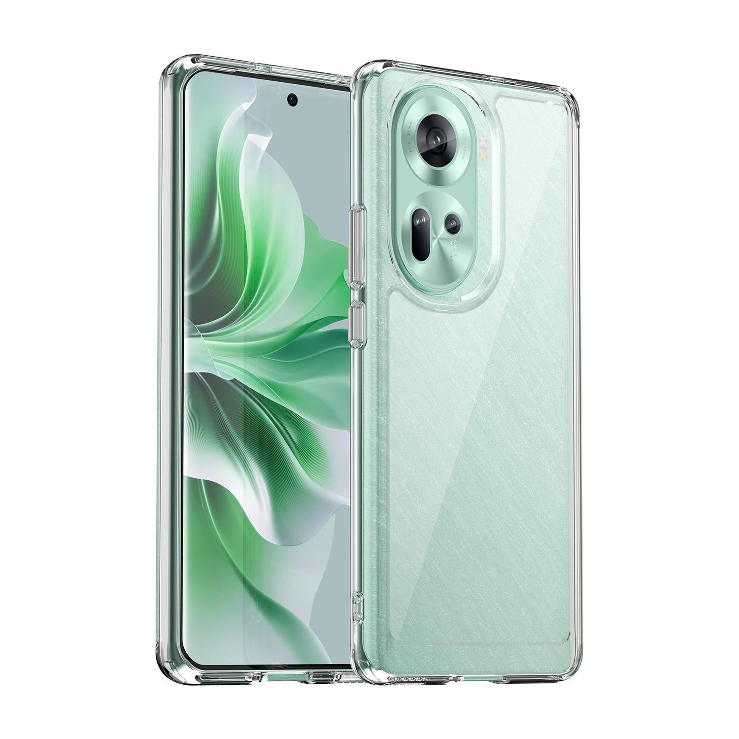 

Ударопрочный прозрачный чехол TPU для OPPO Reno 11 5G 10 Pro 8 7 Lite 8T 7Z защитный чехол рамка Funda Coque Capa For Reno 7Z прозрачный