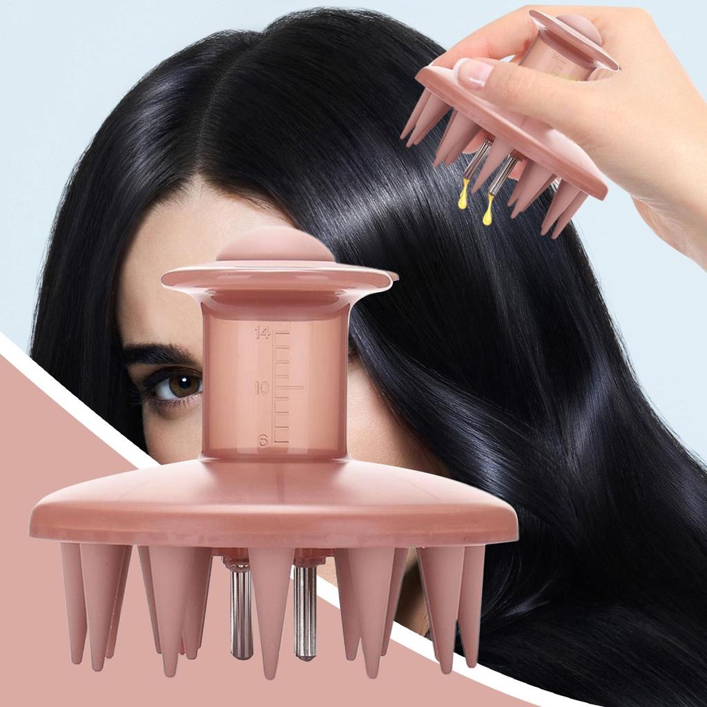 Handheld Scalp Massage Brush Scalp Applicator Scalp Massage Comb Portable Scalp Applicator Liquid Guide Comb Scalp Care Tools