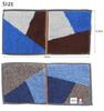 bPr BEAMS Tanaka Sangyo Imabari 25 x Half Otta (BPR Beams) Towel, Blue, Approx. 12.5 cm, Towel, Handkerchief, 17-24