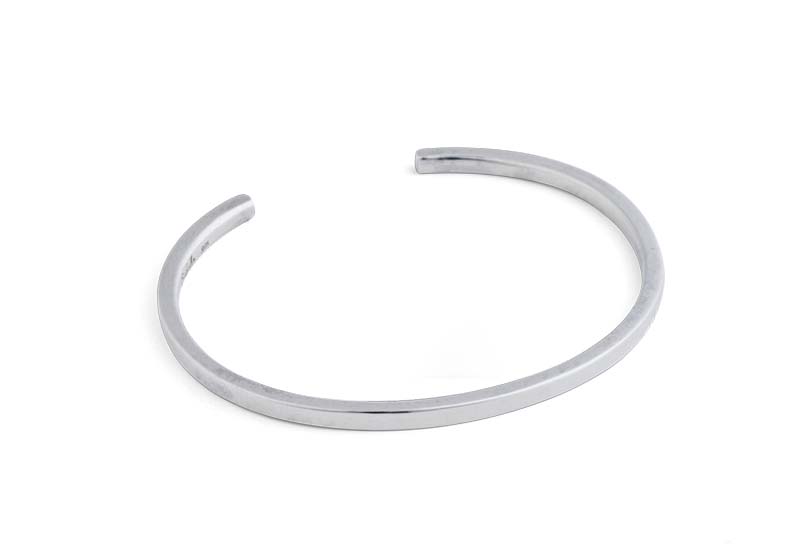 Bebello [Bs-402] 925 Silver Simple Bangle Bracelet