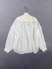 Nanyou 2026 Spring French Style Lace Embroidered Loose Shirt