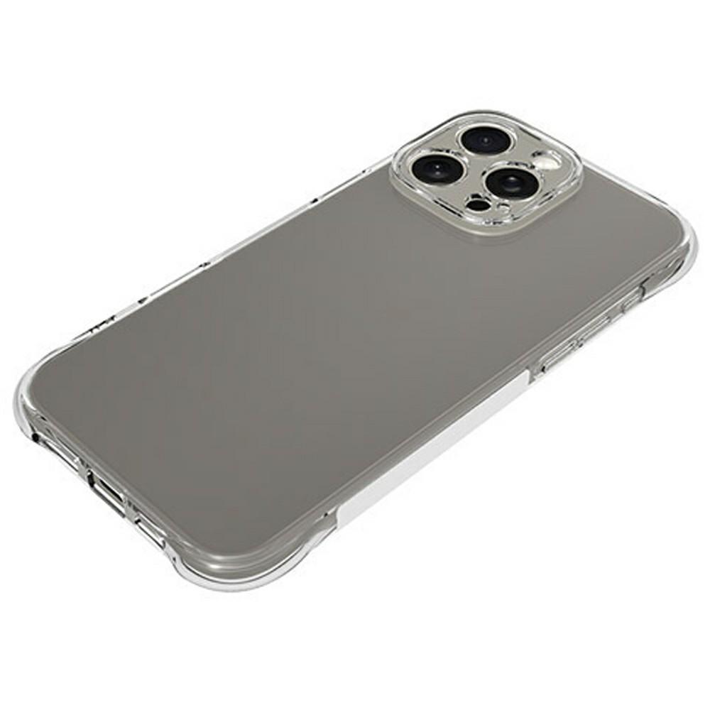For iPhone 16 Pro Max Clear Phone Case 2.0mm Thickness Shockproof TPU Phone Cover