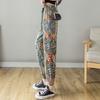 Summer Women's Printed Harem Pants Thin and Loose Ankle Pants Corset Bloomers