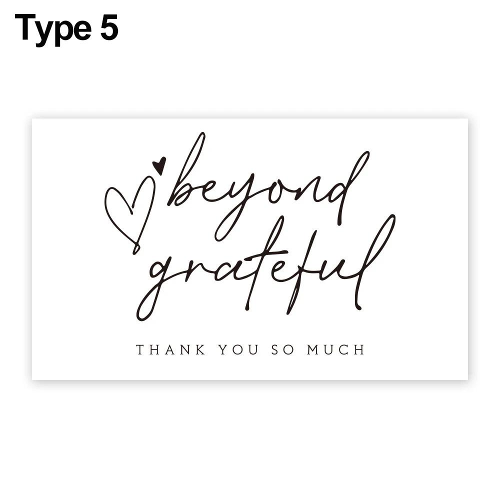 30Pcs Greeting Tags Thank You For Your Order Kraft Paper Card For Small Business DIY Crafts Gift Decoration Card Online Retail