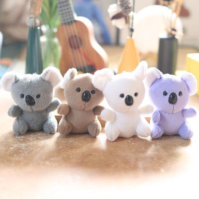 Niedlicher kleiner Koala-Anhänger, Plüschtier, Puppe, Bär, Schultasche, hängende Dekoration, Schlüsselanhänger, Puppe