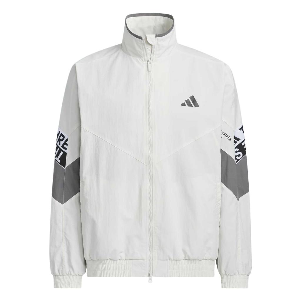 Adidas Wording Pack Casual Classic Simple Retro Loose Collar Breathable Jacket Men Jacket KA1264