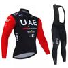 Kinder Winter Fleece Fahrradtrikot Set Langarm Thermisches Fahrrad Outfit Straßen- und Bergfahren