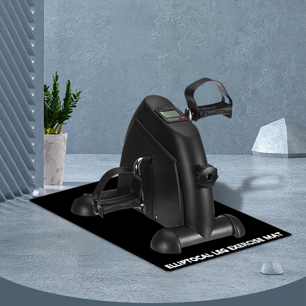 Ellipse Leg Exerciser Machine Mat Seated Foot Pedal Exerciser Mat Soft Stepper Floor Mat Enhance Stability for Fitness Sports
