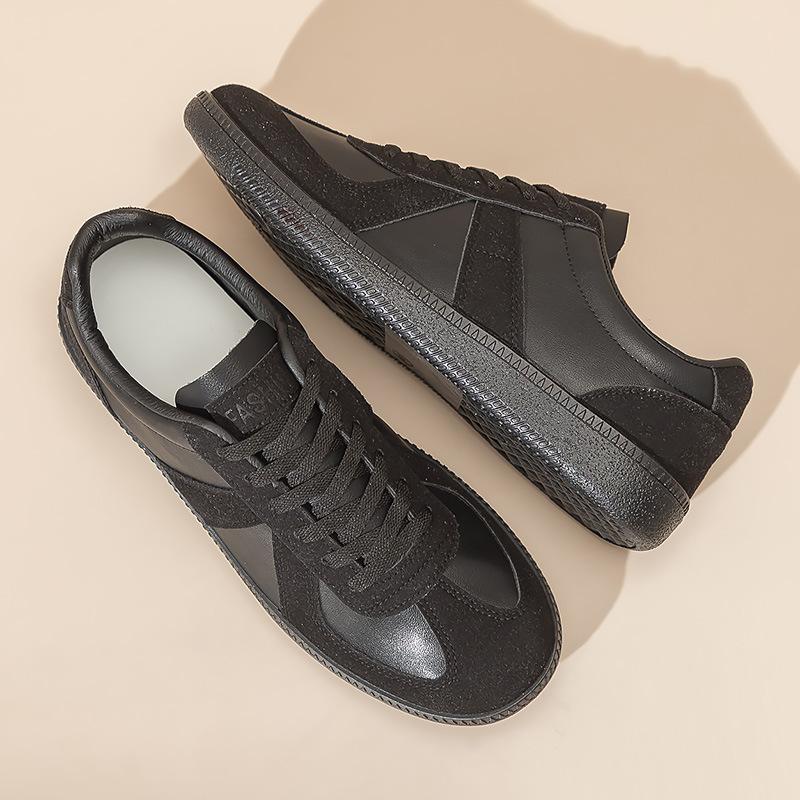 Light Luxury German Training Shoes New Ins Trendy White Casual Shoes Low-top Sports Shoes Board Shoes