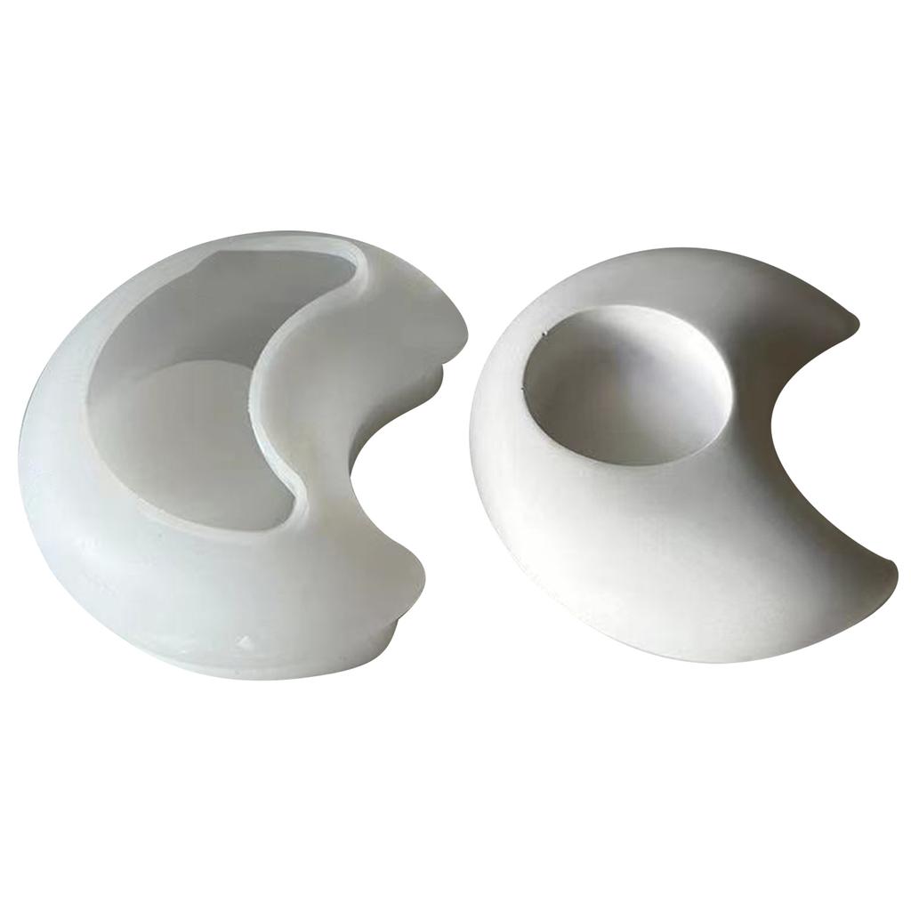 Epoxy Candlestick Silicone Mold Candle Base Mould Star/Moon/Heart Candle Holders Molds DIY Ornaments Home Decorations