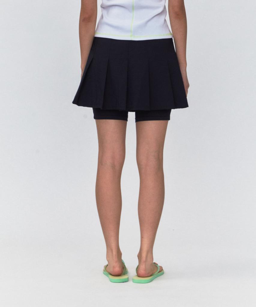Rest And Recreation Rr Layered Pleats Skirt_Black
