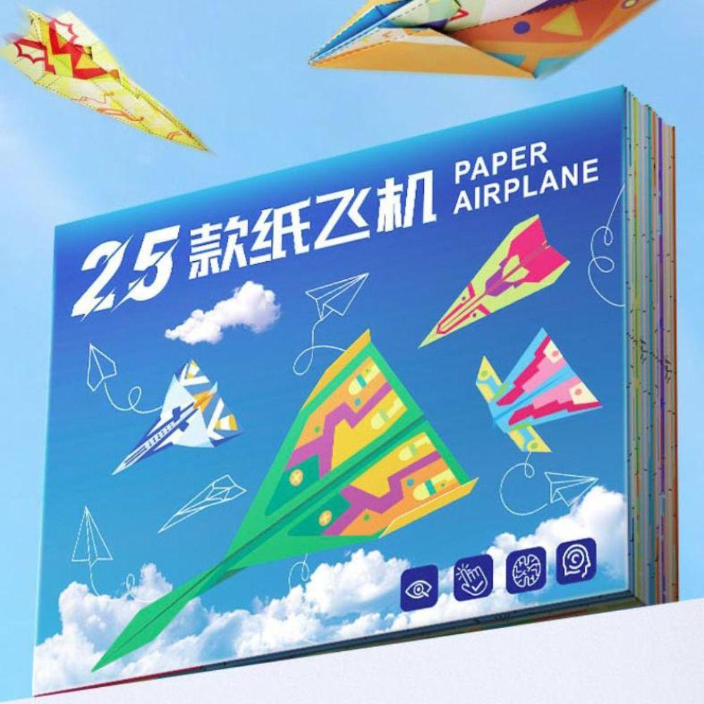 Art Learning Airplane Origami Set Paper Versatile Paper Aircraft Toy Parent-child interaction