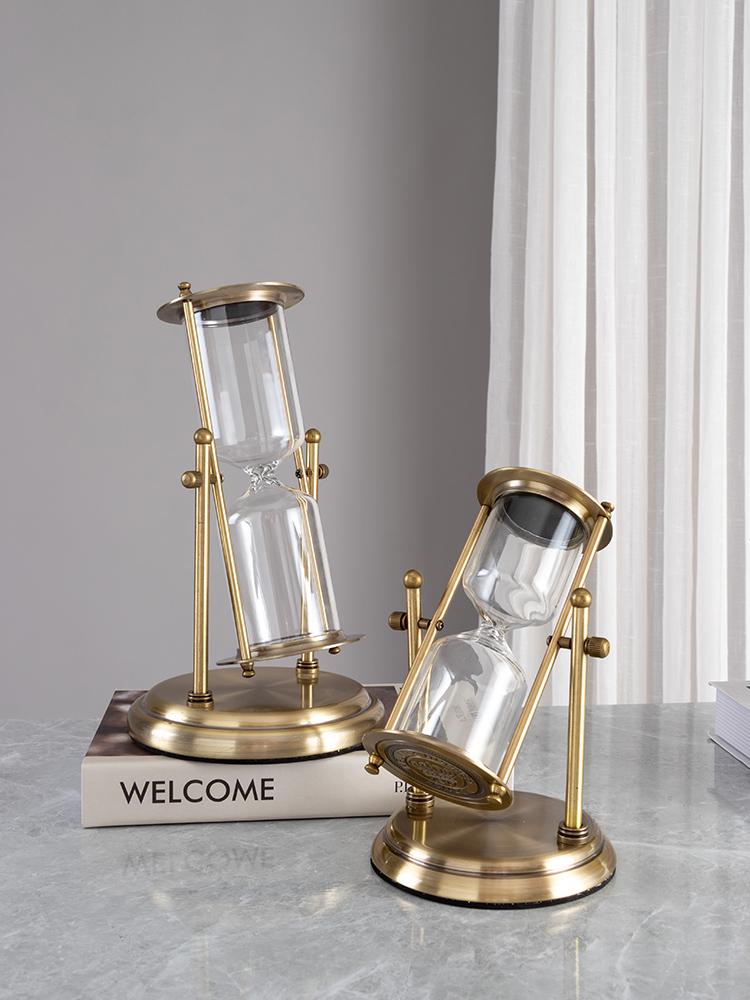 Moderní minimalistické přesýpací hodiny: Sestavitelná luxusní písková dekorace, Stolní ozdoba s tekutým pískem, Kreativní dárek k narozeninám.