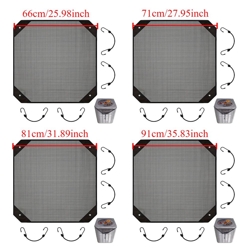 Mesh Outdoor Unit Dust Cover Square Central Ac Cover Outdoor Air Conditioning Cover  All Seasons