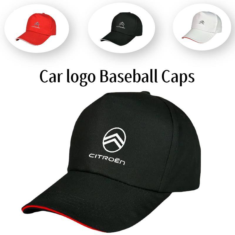 Racing Car Logo Visor Sun Hats Moto GP Outdoor Baseball Cap Hip Hop Hat For Citroen Aircross C4 C3 C5 C2 Berlingo Celysee Cactus