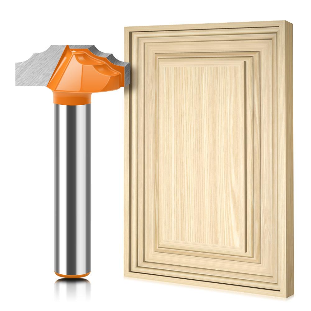 6 Handle 1/4 Handle Double R Flower Thread Knife Thin Door Panel Knife Cabinet Door Panel Knife Trimming Machine Milling Cutter Cabinet Door Cutter