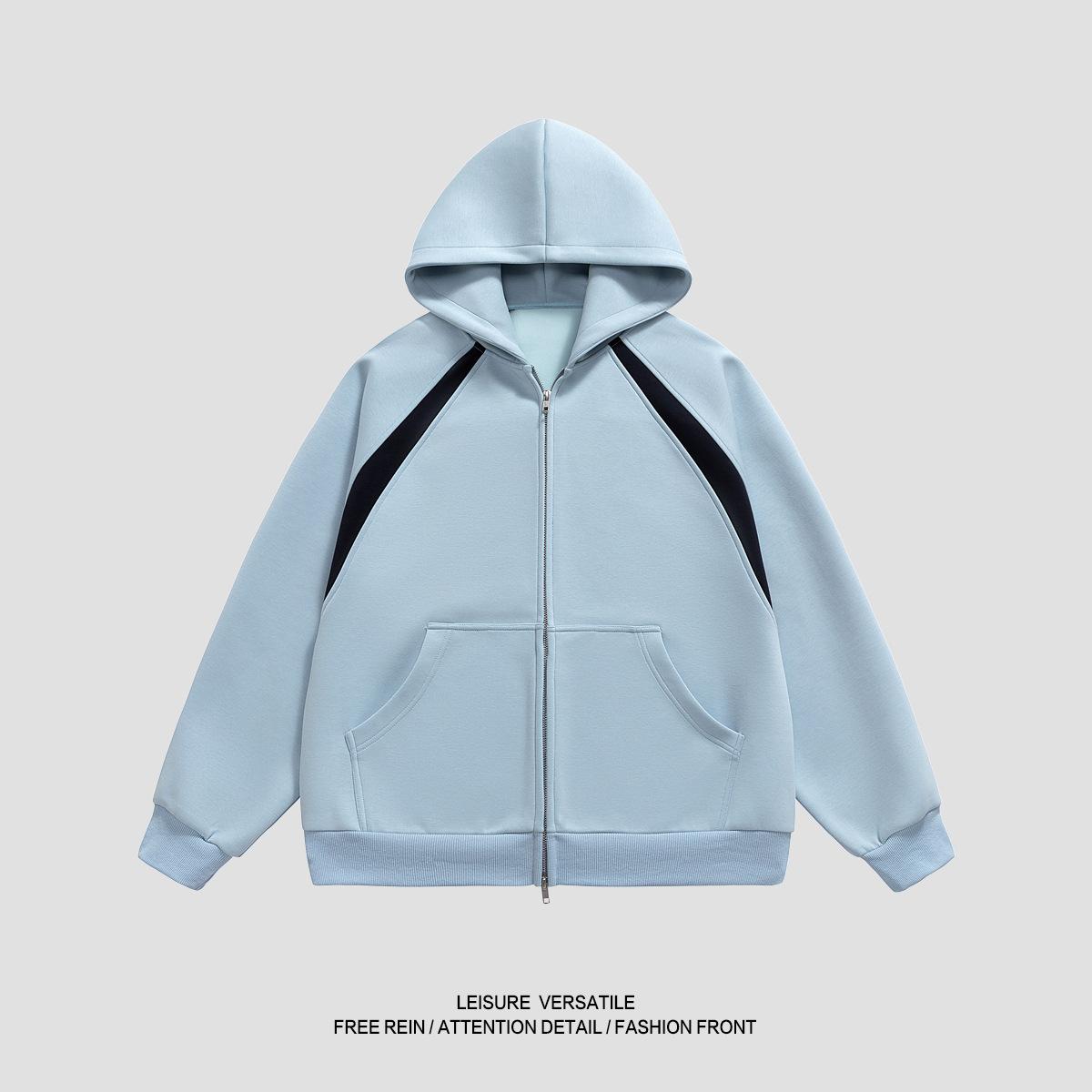 Кардиган вязаный с капюшоном с длинным рукавом осенний 2XL