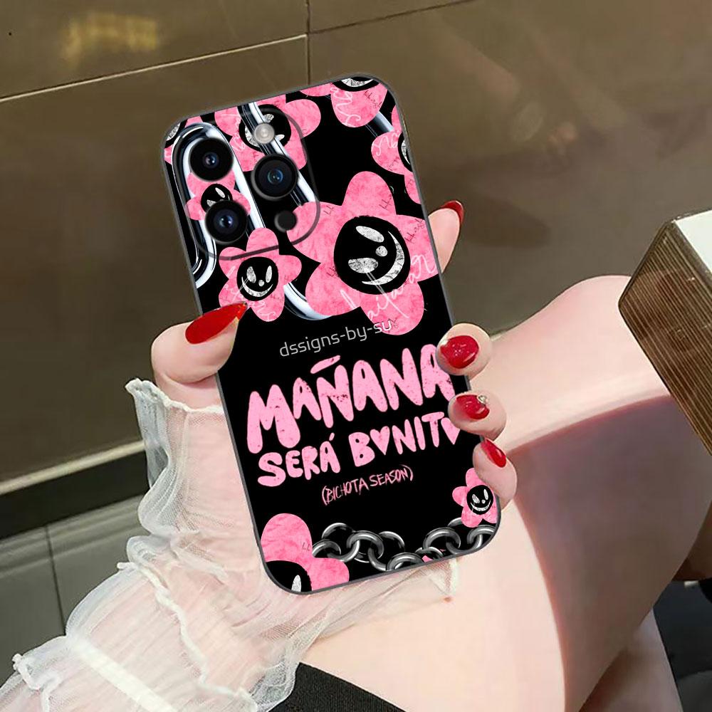 Sera B-Bonito Manana K-Karol G Coque de téléphone Cover Pour iphone Apple 17 AIR 16E 16 15 14 13 12 11 Pro XR Max 8 7 Plus Coque Shell en TPU