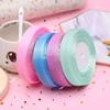 15mm 50yards/roll organza ribbons gift wedding Party Christmas decoration wrapping lace Handmade DIY Fabric White chiffon Ribbon