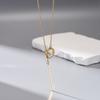 Huitan Novel Round Stainless Steel Pendant Necklace for Women Elegant Party Wedding Fashion Versatile Daily Lady Jewelry GiftGood product