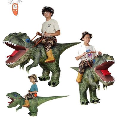 Costume Gonfiabile da Dinosauro di Natale per Spettacoli Teatrali e Attività Genitore-Figlio