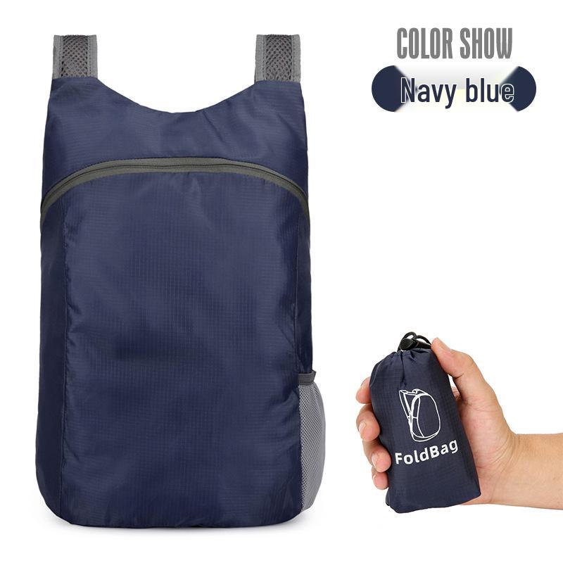 Lightweight Foldable Backpack with Custom Logo - Perfect for Travel, Advertising, or School