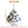 Cotton and Linen Embroidery Fabric Embroidery Padded Pot Cap Triangular Lid Cap Enamel Pot Casserole Pot Handle Gloves